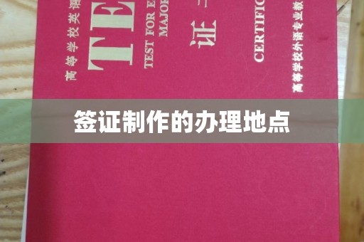 内丘签证制作的办理地点