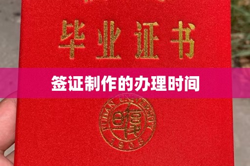 内丘签证制作的办理时间